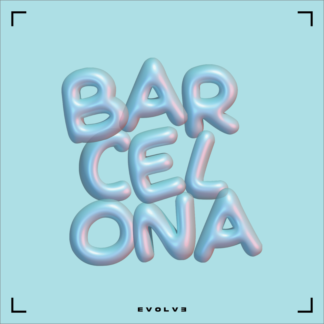 Barcelona Bubbles - evolvekid, Philadelphia graphic design studio