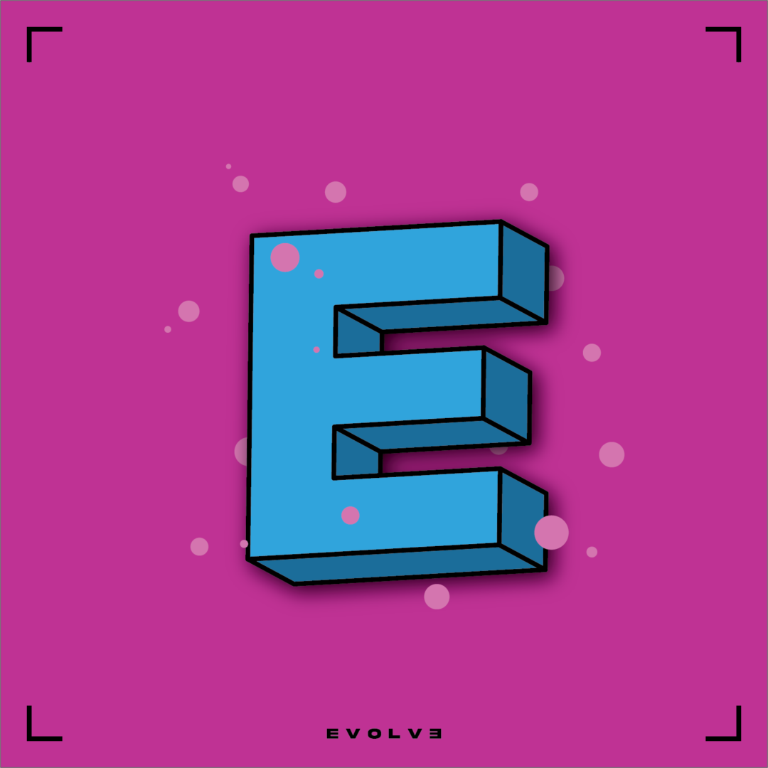 E Isometric2 - evolvekid, Philadelphia graphic design studio
