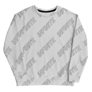 Infinite All Over Print Sweatshirt (Black Logo)