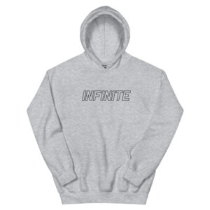 evolvekid hoodie in sport grey - art merchandise by Christian Rub, Philadelphia