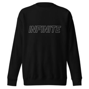 Infinite Sweatshirt - White Logo (Screenprint)