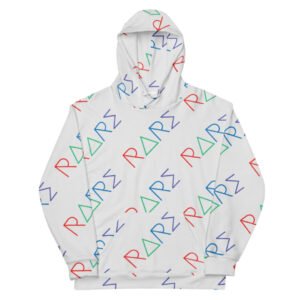 Rare All Over Print Hoodie Gray